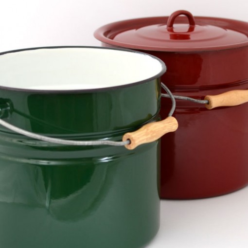 enamel bucket