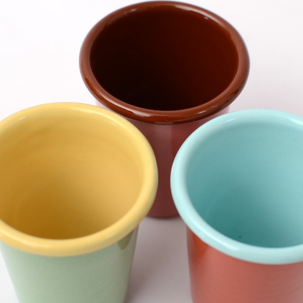 Emaille- Becher aus der Türkei