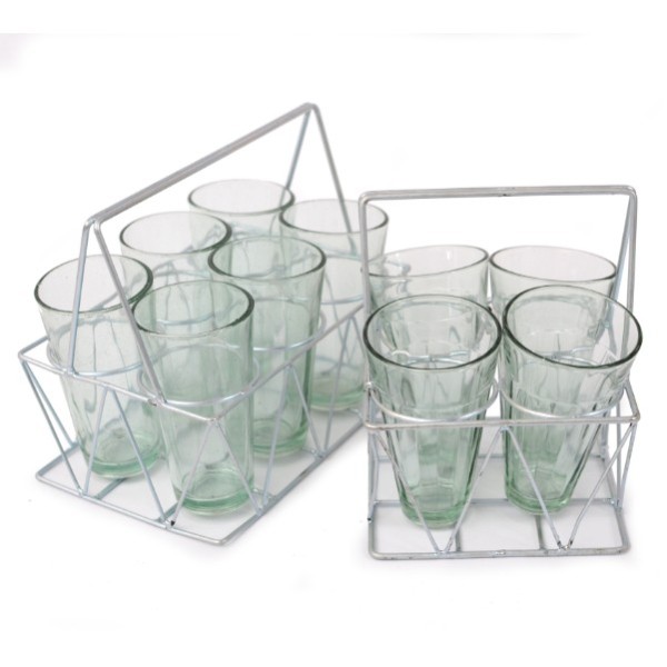 Trinken Glashalter 4 oder 6 Gläser