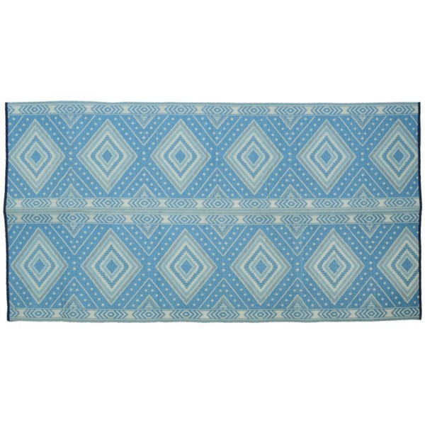 ca. 180x360cm Plastik- Teppich 270x360 cm, gefaltet, Raute