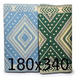 ca. 180x360cm Plastik- Teppich 270x360 cm, gefaltet, Raute