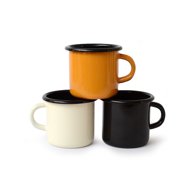 enamel mug Ukraine, 0,4l, black inside