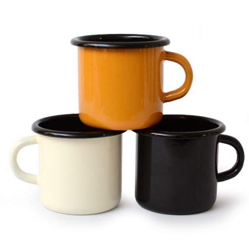 enamel mug Ukraine, 0,4l, black inside