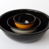 bowl enamel, black inside