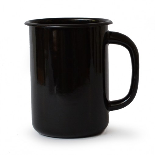 enamel jug 1,5l, black