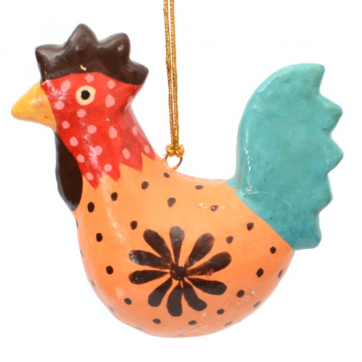 chicken papier mache