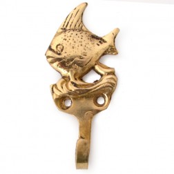 ceramic hook brass, fish