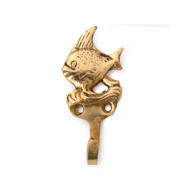 ceramic hook brass, fish