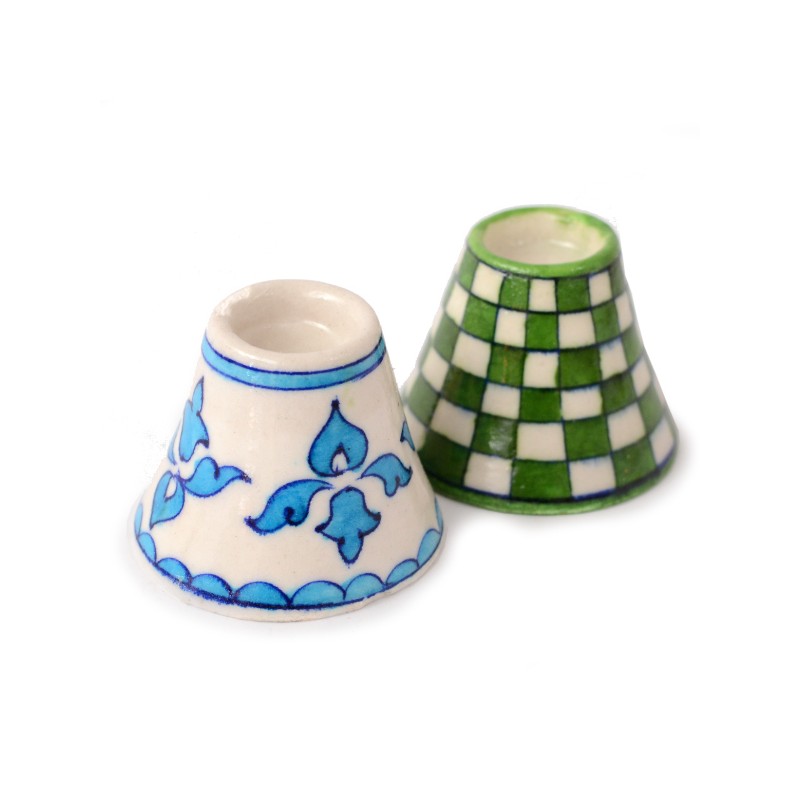 candleholder ceramic, round