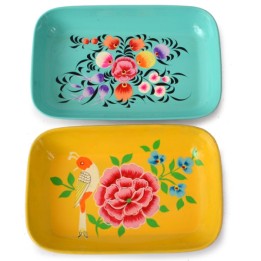 tray angled painted, S
