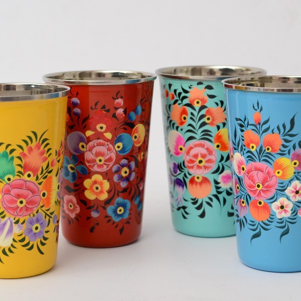 Stainless Steel tumbler stainless steel painted, L