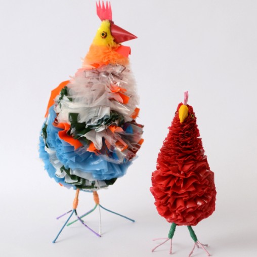 plastic bag chicken, L