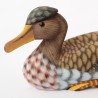 wooden duck, hand painted