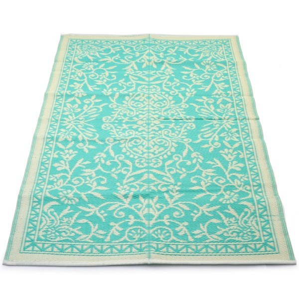 Plastik- Teppich 120x180 cm gefaltet, floral 1