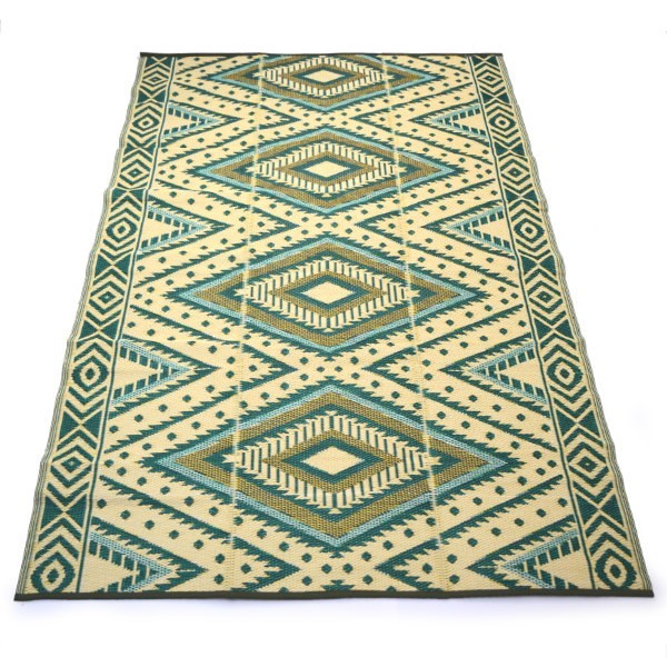 ca. 180x270cm Plastik- Teppich 180x270 cm gefaltet, Raute