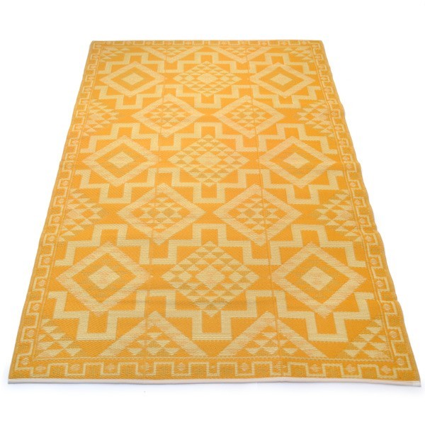 ca. 180x270cm Plastik- Teppich 180x270 cm gefaltet, aztek