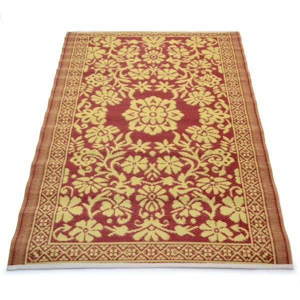 ca. 120x180cm Plastik- Teppich 120x180 cm gerollt, floral