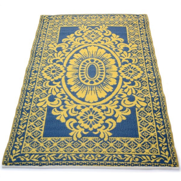ca. 120x180cm Plastik- Teppich 120x180 cm gerollt, floral