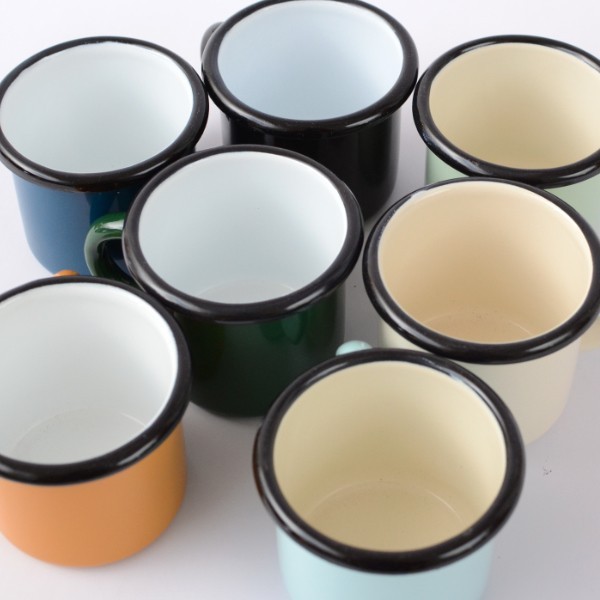 Emaille- Tasse 0,25l aus der Ukraine