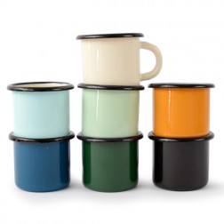 Emailletasse 0,25l