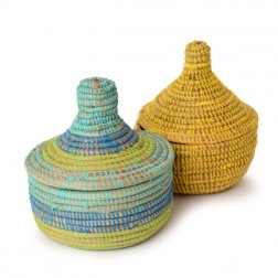 basket with lid, medium