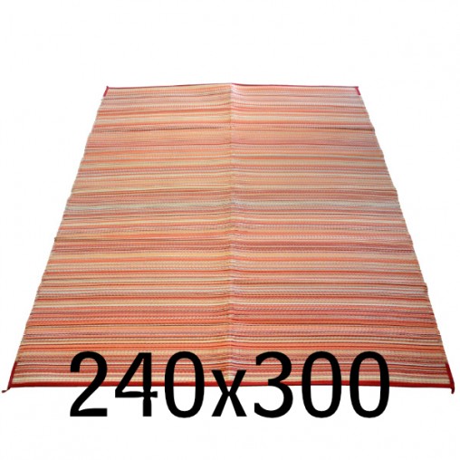 Plastik- Teppich 240x300 cm, orange