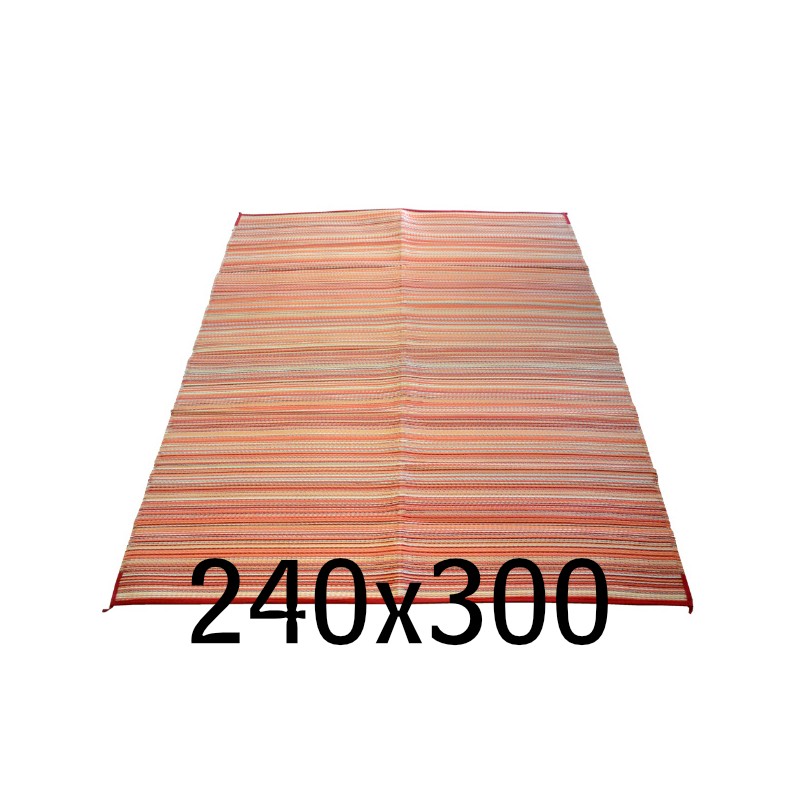 Plastik- Teppich 240x300 cm, orange