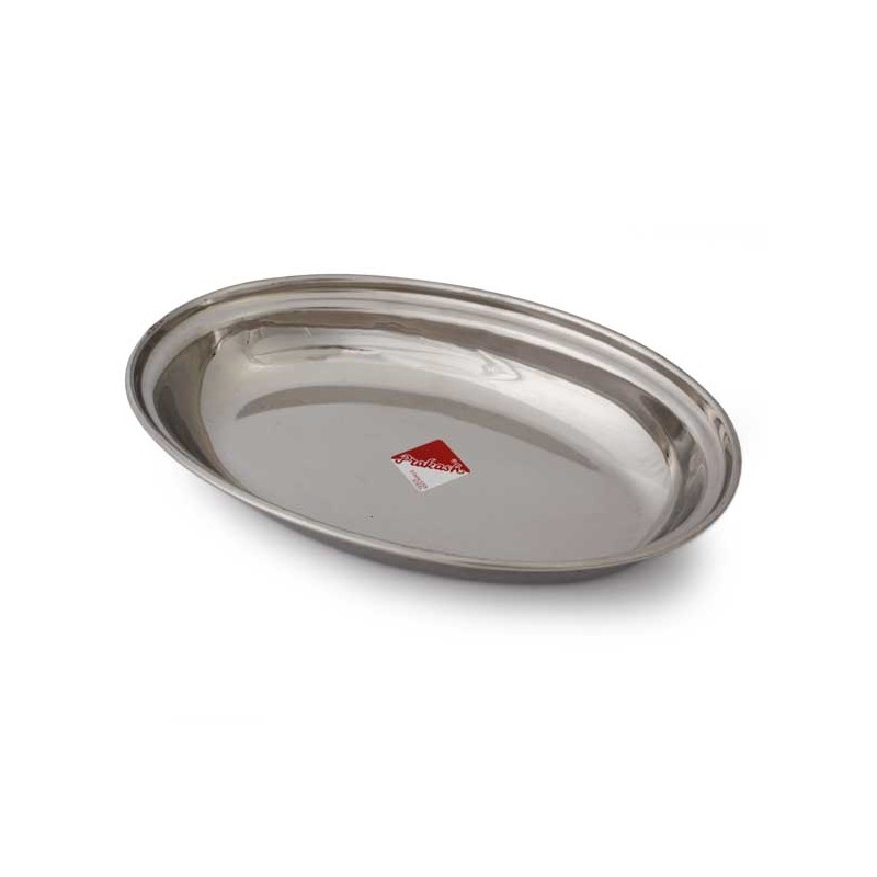 bowl stainless steel, oval