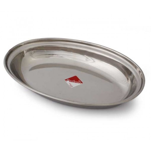Schale Edelstahl oval