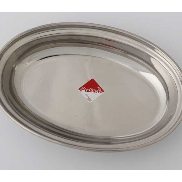 bowl stainless steel, oval