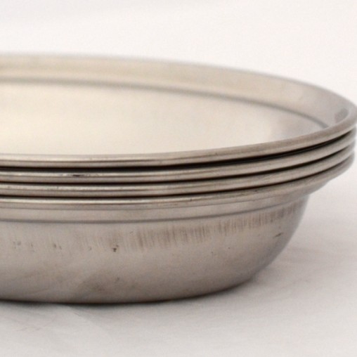 bowl stainless steel, oval