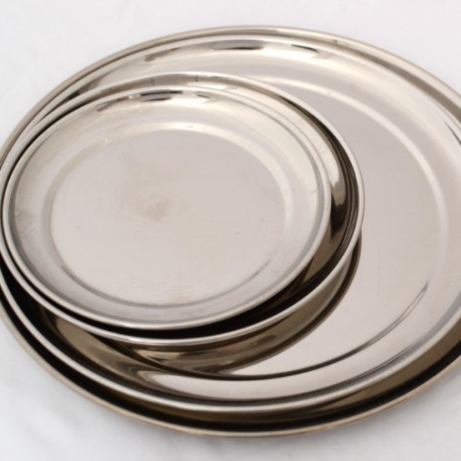 round plate steel luxe