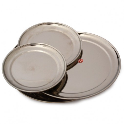 round plate steel luxe