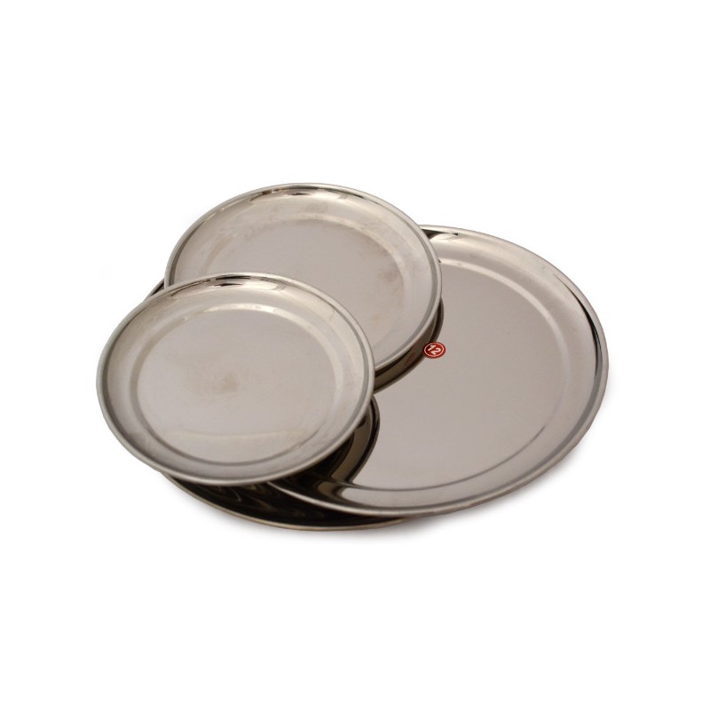 round plate steel luxe