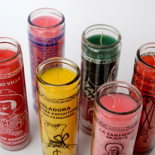 candle Veladoras Misticas, screen print