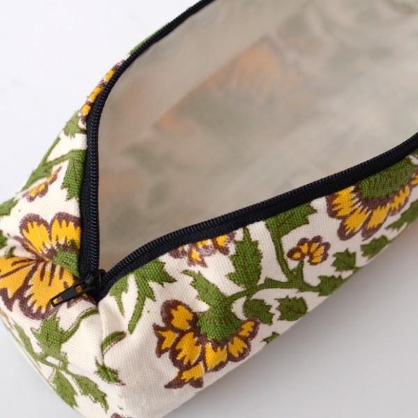 cotton pouch, round