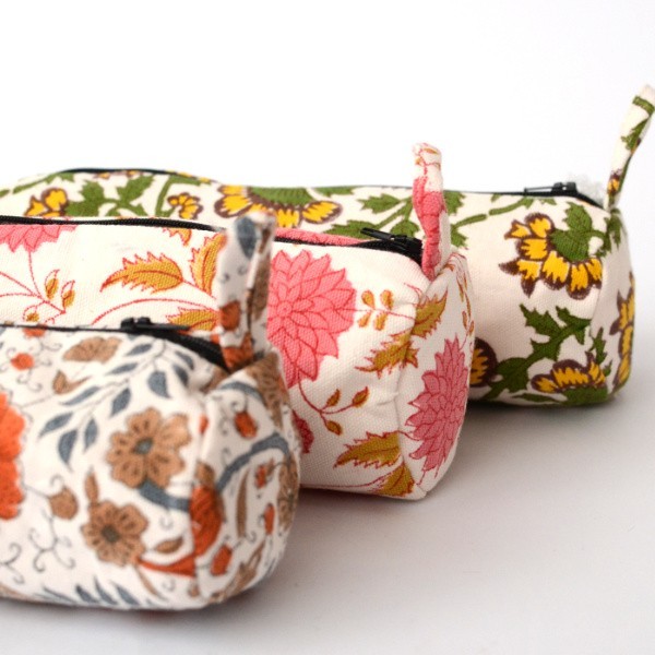 cotton pouch, round