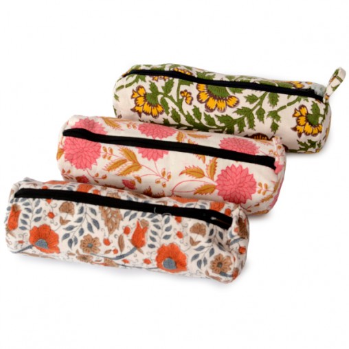 cotton pouch, round