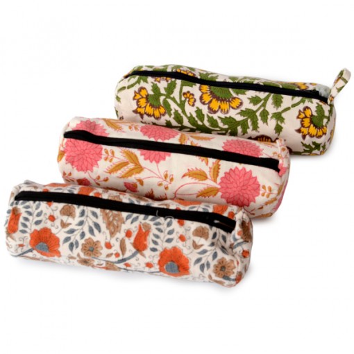 cotton pouch, round