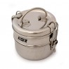 Lunchbox Edelstahl, 2 Lagen