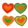 set bycicle reflector, heart