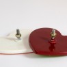 set bycicle reflector, heart