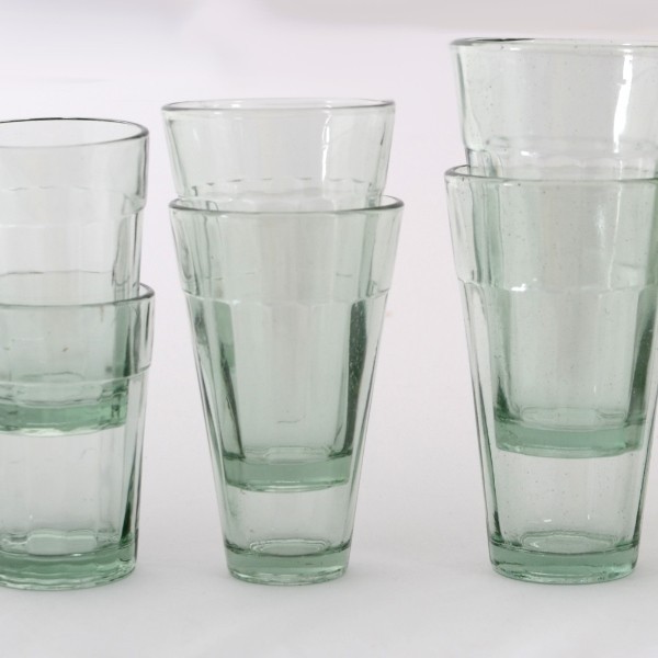 Drinking glas India ribbel