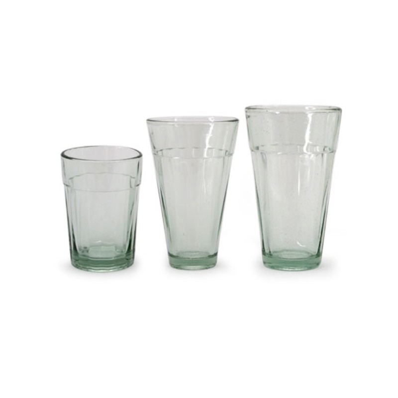 Glas Indien, geriffelt