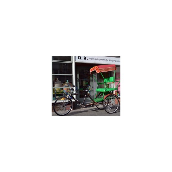 rickshaw lamp flower