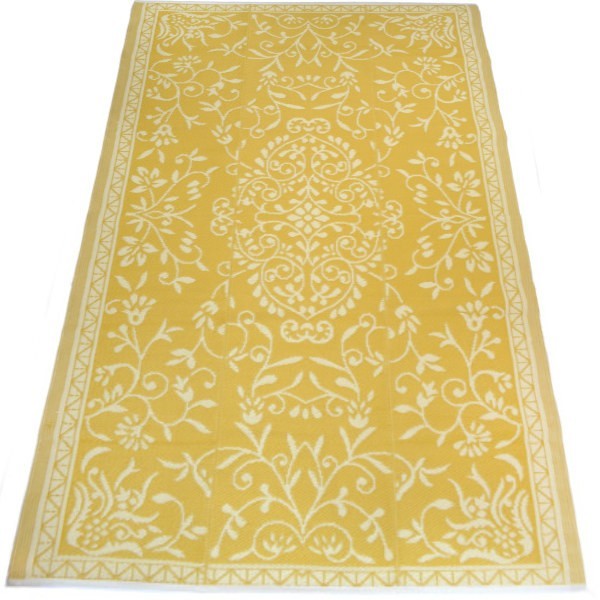 ca. 180x270cm Plastik- Teppich 180x270 cm gefaltet, floral