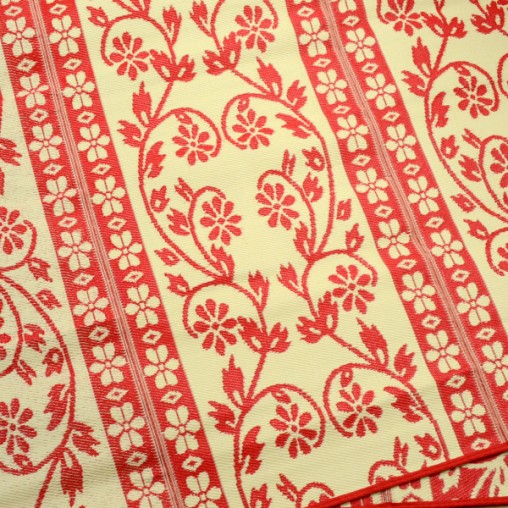 Plastik- Teppich 270x360 cm, floral