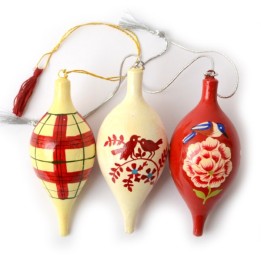 Pendelform, bemalt