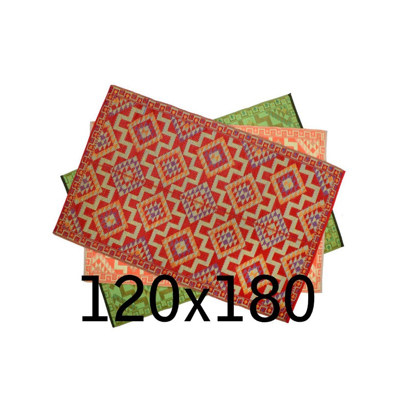 plastic carpet 120x180 cm folded, aztec