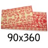 plastic carpet 90x360 cm, floral
